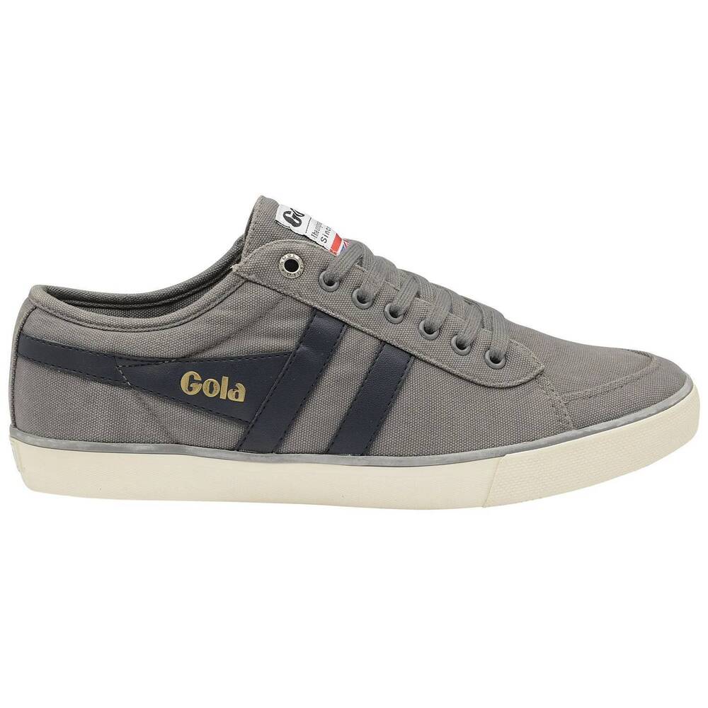 NEW GOLA men's classics comet plimsoll sneakers in ash/navy